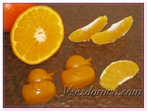 Массажные плиточки с ароматом апельсина фото