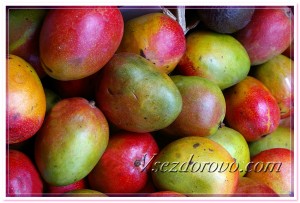 Спелые плоды манго фото