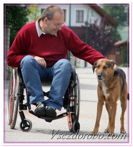 мужчина в инвалидном кресле фото
