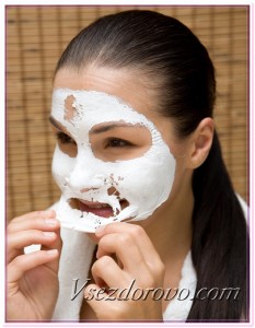 Альгинатная маска с белой глиной и хлористым кальцием