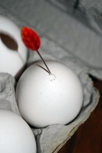 Декупаж пасхального яйца, фото