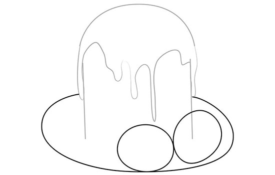 Как нарисовать яйцо и кулич на Пасху поэтапно карандашом