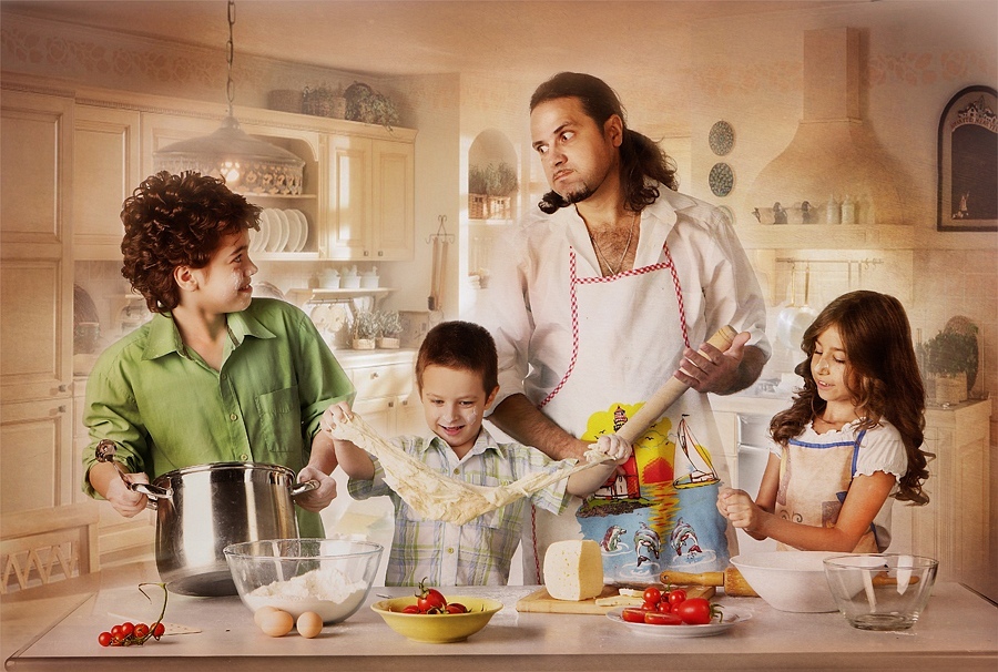 Семейные Фото На Кухне