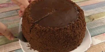 Шоколадный ПП торт на сковороде