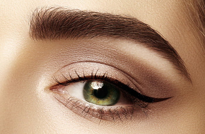 Летний макияж для зеленых глаз